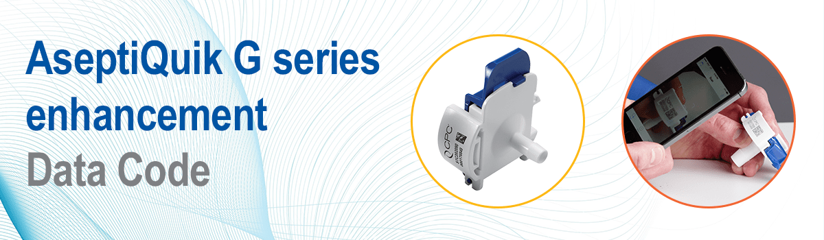 AseptiQuik G Series enhancement with data codes